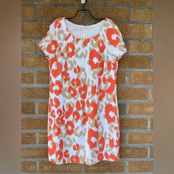 Trina Turk Women's Merced Short Sleeve Shift Dress medium - Picture 1 of 11
